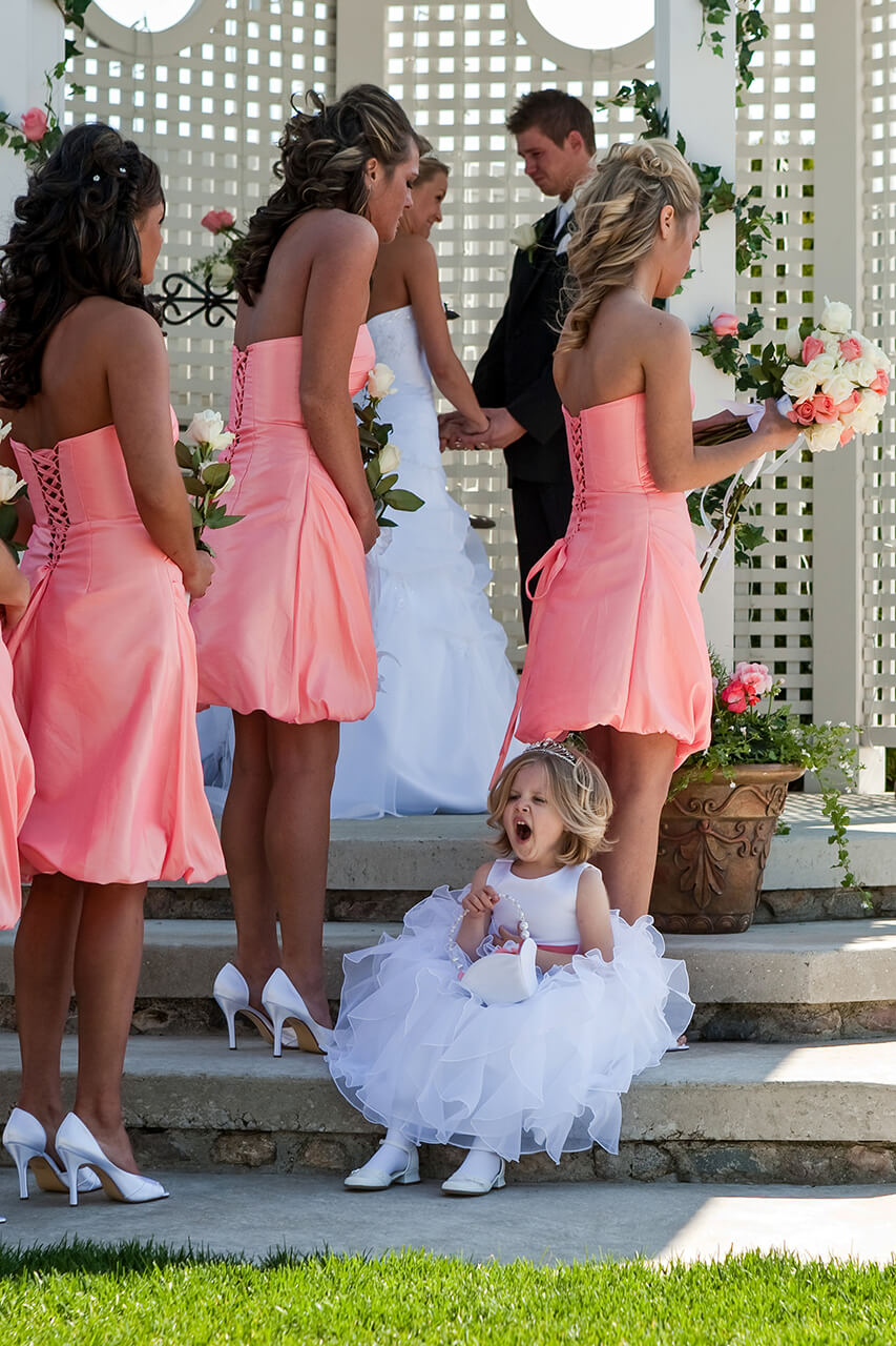 Bridesmaids and Flower Girl